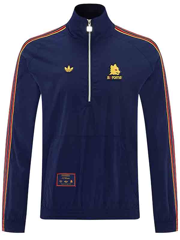 AS Roma windbreaker jacket mens indigo tracksuit 2026-2027